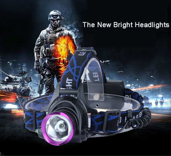 CREE T6 LED Headlight Headlamp Flashlight portable lantern Led Torch Hunting Light Camping Fishing Seaching Cycling 18650