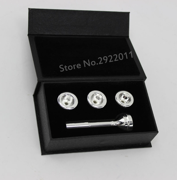 Size 3c 5c 7c 1.5c Trumpet Mouthpiece Trompete Trumpet Nozzle Set Silvering Plated In Stock Free Shipping