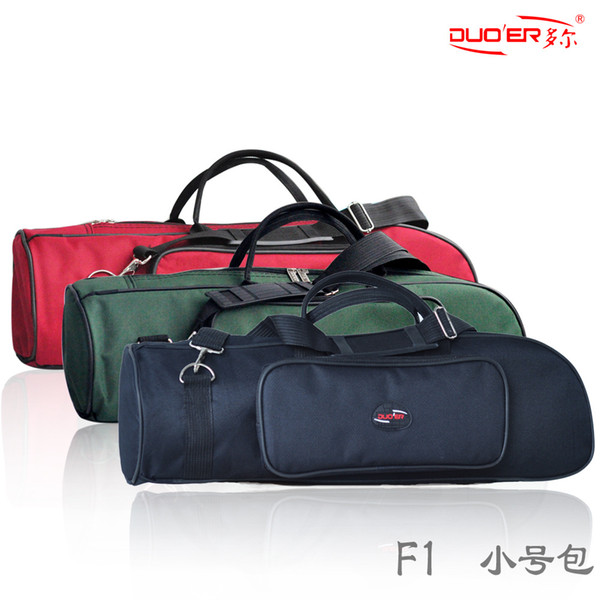 2019 New Professional Trumpet Bag Nylon + Soft Cotton Bag Case Double Zippers Design (3 Colors Optional) with Free Shipping