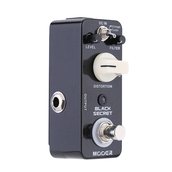 Mooer Black Secret Micro Mini Distortion Electric Guitar Effect Pedal True Bypass Guitar Bass Guitar Parts & Accessories