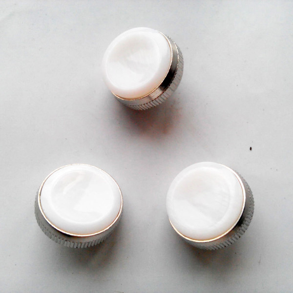 Trumpet Valve Finger Buttons Repair Parts 3 Pieces White Pearl Buttons Musical Instrument Accessories Free Shipping