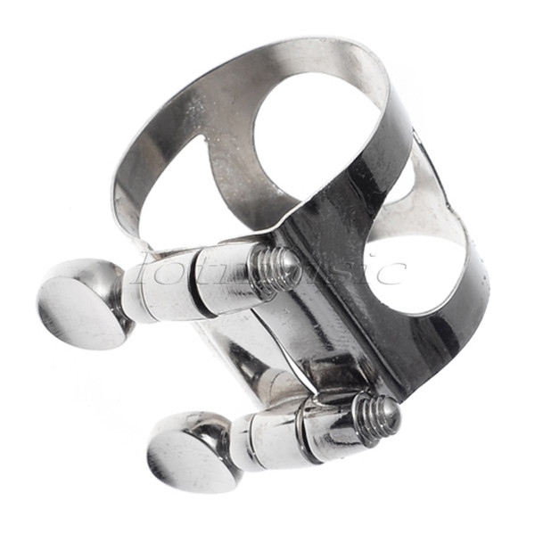 10pcs Sax Alto Saxophone ligature nickel metal sax parts saxophone accessories