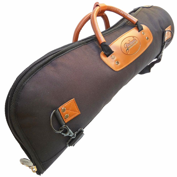 Professional Clarino Trumpet Gig Bag Case Water-resistant Cloth Padded Adjustable Strap and Soft comforatble Leather Handle