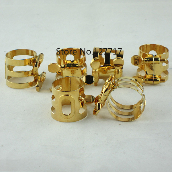 6pcs New beautiful alto saxophone Ligature