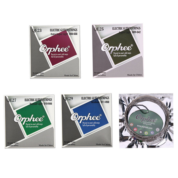 electric Guitar Strings Orphee QE Series Nickel Alloy Plated Electric Guitar Strings Replacement QE23 /QE25/ QE27/QE29