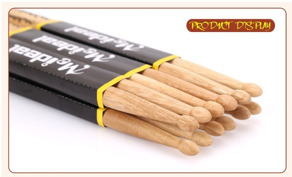 1 Pair of 41CM Burlywood 5A North American Maple Wood Drumsticks Stick for Drum Drums Set Lightweight Professional Top Quality free shipping