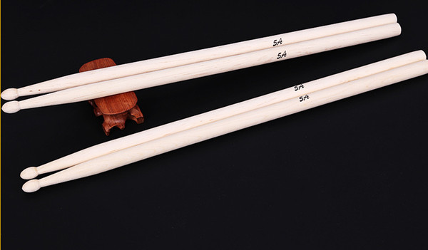 1 Pair of 41CM Burlywood 5A China Maple Wood Drumsticks Stick for Drum Drums Set Lightweight Professional Top Quality free shipping