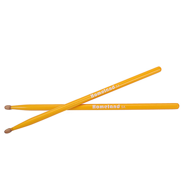 2pcs Wood Drum Sticks With Smooth Surface Drumsticks for Beginner Students