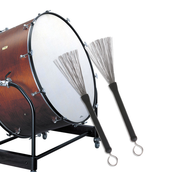 1 Pair Drum Brushes Jazz Drum Sticks Jazz Drum Brush Professional Drumsticks with Handle Accessories