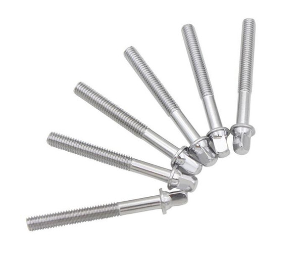 Genuin edirect sale custom made chrome plated square drum short drum screw 6*60mm Packaging opp 6