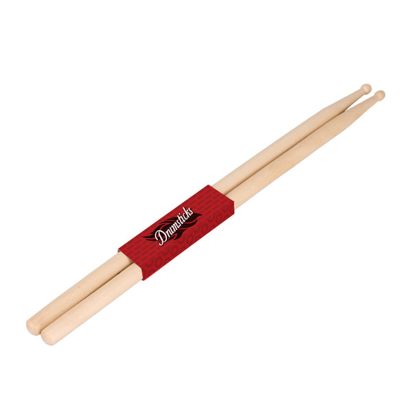 Fashion One Pair Music Band Maple Wood Drum Sticks 7A Drumsticks Oval shaped wooden for Musical Instruments Accessories