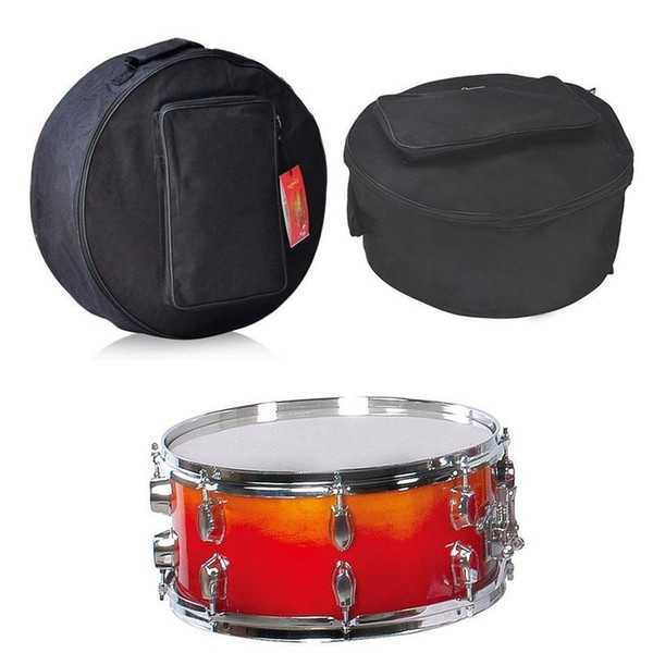 15 Inch Snare Drum Bag Backpack Case with Shoulder Strap Outside Pockets Percussion Instrument Parts & Accessories