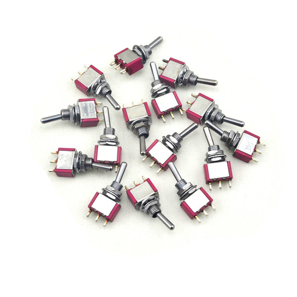 50 X AC ON-ON 3PIN SPDT 2 Position Latching Miniature Toggle Switch Free Shipping