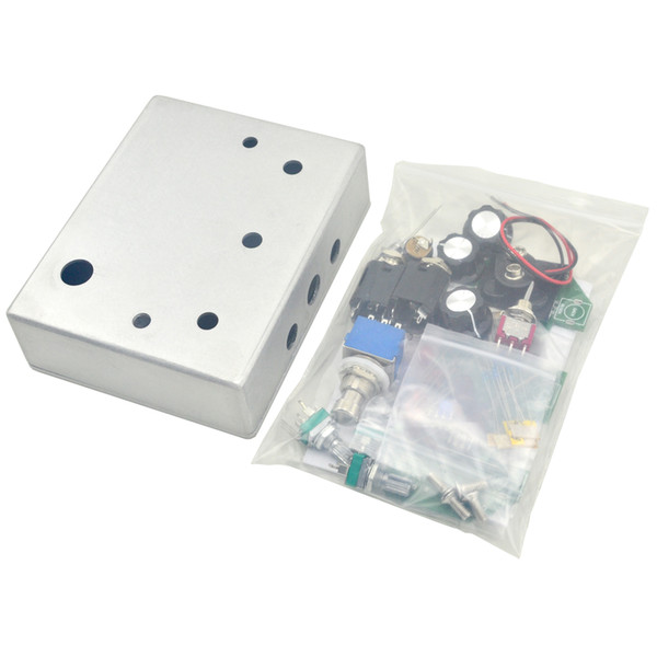 Make Your Own DIY Distortions pedal All Kit With 1590BB pre-drilled Diecast Aluminum Enclosure Box free ship