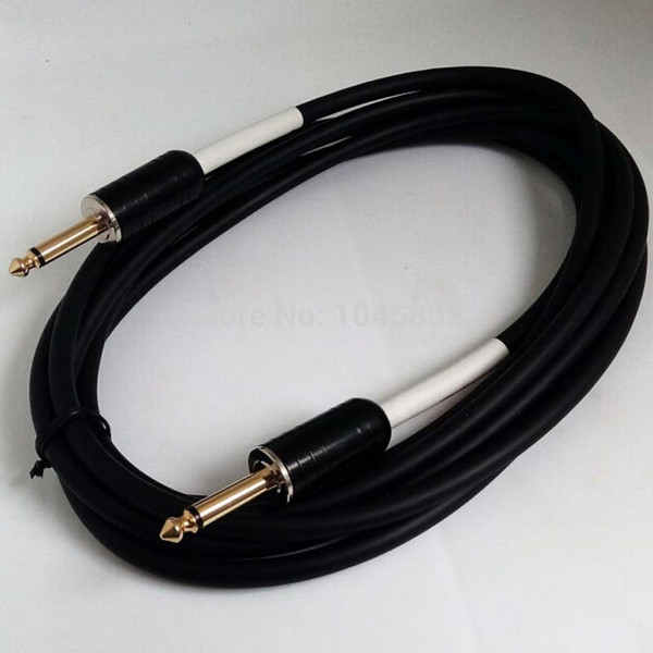 Guitar Cable 3M/10FT Black & White Guitar Cable , Gold-plated Cord Guitar Cable Cord for Musical Instrument