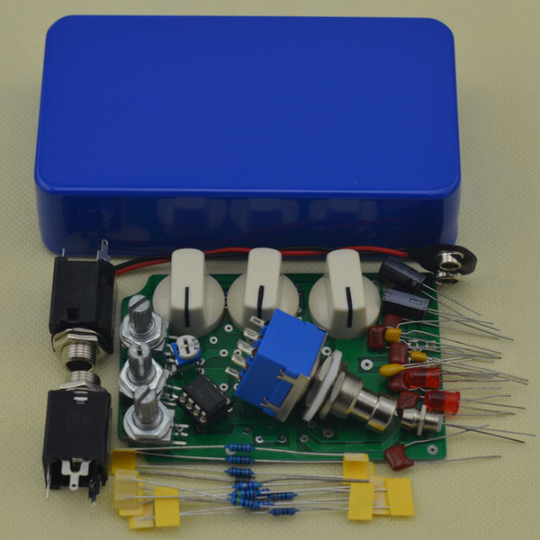 New Distortion DIY Guitar Effect Pedal Kit With 1590B And LM833,True-bypass DS-NO1