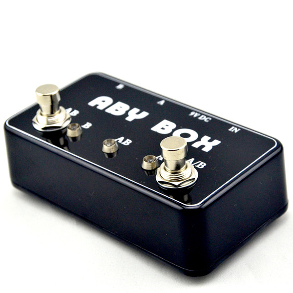 2016 New TTONE ABY Switch Box TRUE BYPASS! Amp / guitar Pedal Footswitch Black