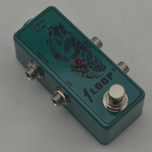 True-Bypass Looper Effect Pedal Guitar Effect Pedal Looper Switch true bypass guitar pedal Mini Dark green Loop switch