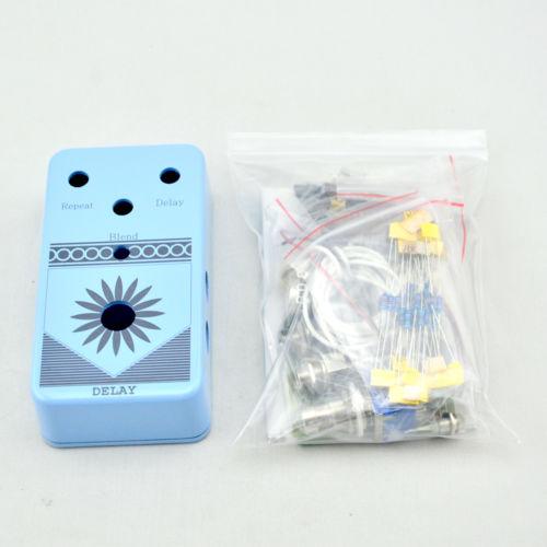 DIY Delay-1 pedal Complete Kit With 1590B guitar stomp effects aluminium