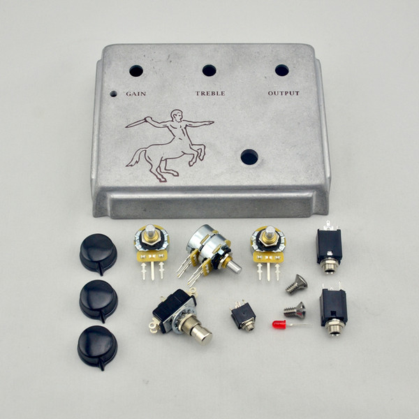 DIY Klon Centaur Silver Professional Overdrive Guitar Effect Pedal Kits-klon kit