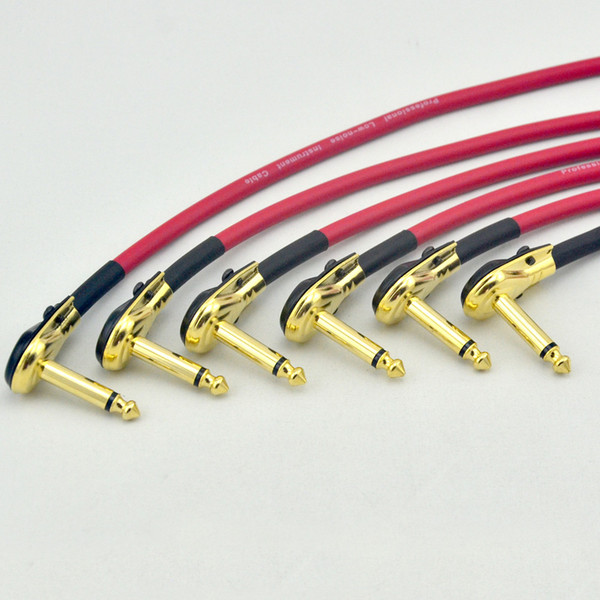 Instrument Guitar Effects Patch Cable With Gold Plated (6.35mm) Low-Profile for guitarra pedals effects accessories cable