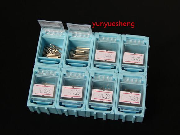 Nail pin shaft boxed set 1.225-1.45 eight models Shenda nail box of piano parts