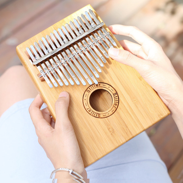 Crazy2019 Thumb 17 Sound Piano Beginner Card Lymph Kalimba Finger Musical Instrument