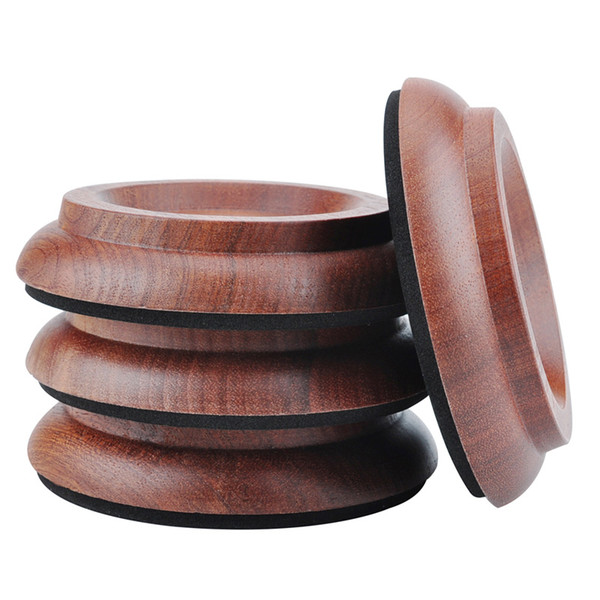 Solid Sapele Wood Piano Caster Cups Profession Piano Accessories For Upright Piano