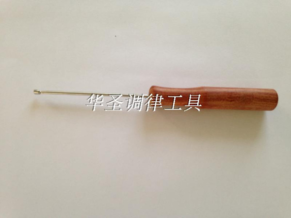 The piano tuning tool GP small shrinkage Trigon small shrinkage Small cable adjustment Red with wooden handle