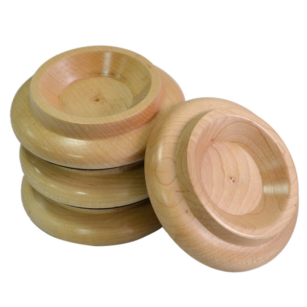 Solid Oak Wood Piano Caster Cups Profession Piano Accessories For Upright Piano