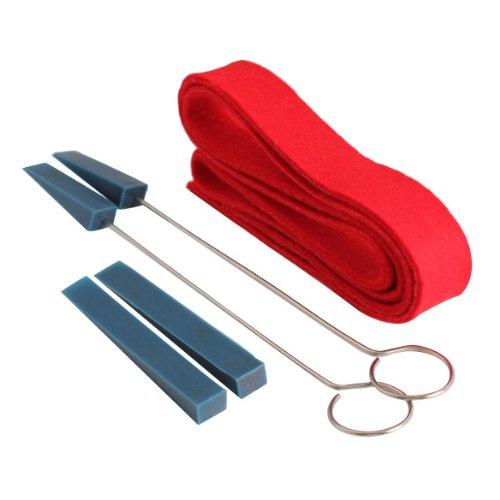 5 PCS of (Piano Tuning Mute Kit Temperament Strip 4 Mutes Fixing Tool Professional)