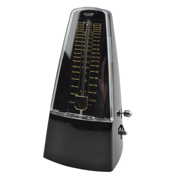 Pyramid Tempo Metronome Music Piano Beat Mechanical Top in Black