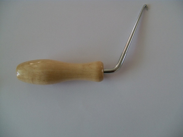 Factory direct Huasheng piano tuning tool hanging string hook color wooden handle