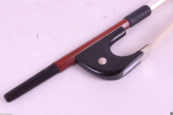 Yinfente 3/4 upright double bass Bow Bass Violin Bow German Style ebony frog pearl eye inlay Brazil wood Natural Horse hair