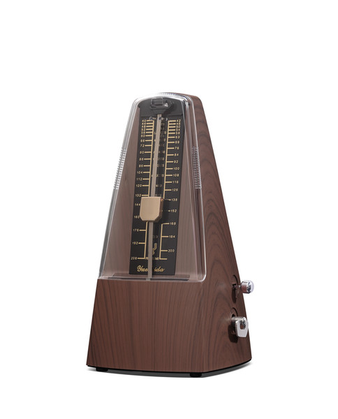 Wholesale Plastic Pyramid Music Mechanical Metronome mahogany oak wood color Music Metronomes Piano Violin Guitar Music Instrument