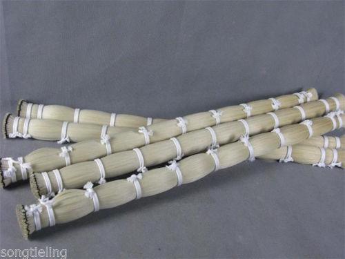 250g AAA violin viola cello Mongolia natural white bow hair horse tail 80-85cm