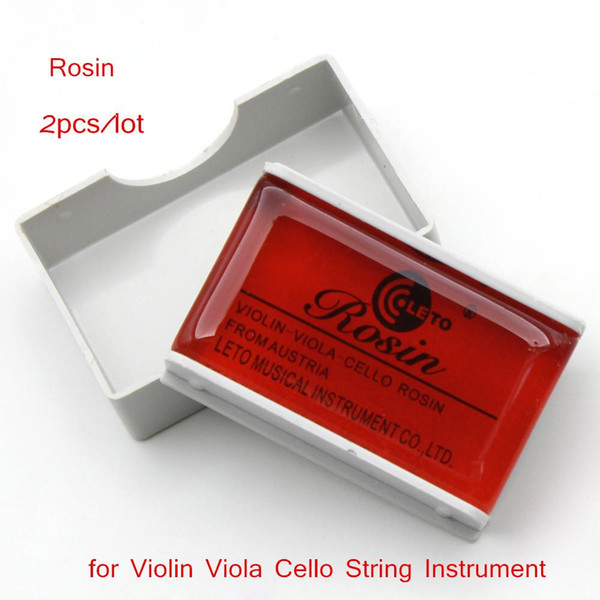 2pcs/lot String Bow Rosin Colophony Pitch Friction-increasing Resin for Violin Viola Cello String Instrument Violin Accessories