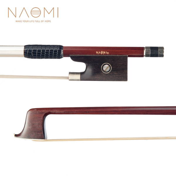 NAOMI 4/4 Violin Bow IPE Bow W/Paris Eye Ebony Frog For 4/4 Violin New Violin Parts & Accessories