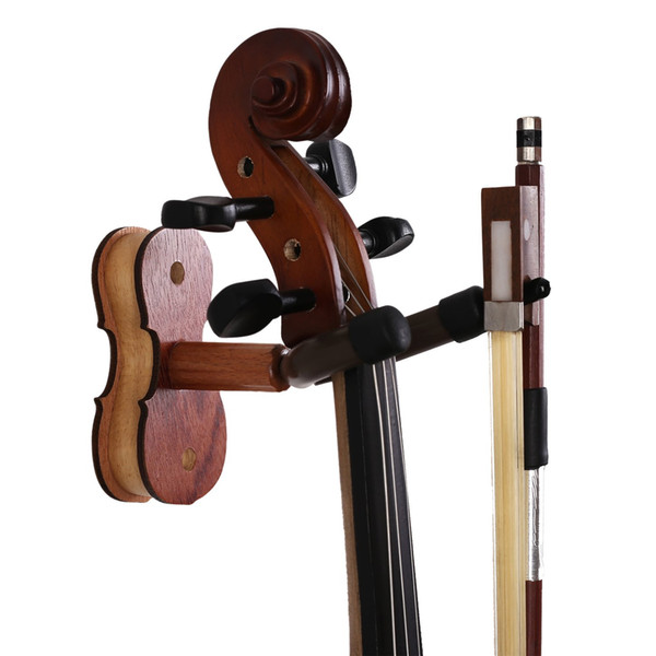 Violin hanger home and studio hanger violin or viola, violin special wall hanger, hardwood manufacturing (rosewood)