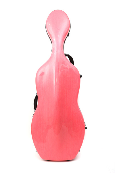 Yinfente 4/4 Cello Case Carbon Fiber Cello Box Strong Light Pink Color 4.2kg With Wheels Carry Cello