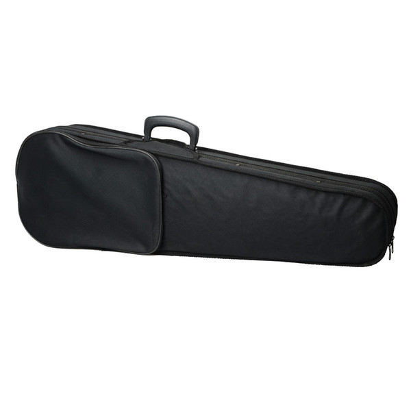 New Durable Cloth Fluff Triangle Shape Case with Beige Lining for 4/4 Violin Accessories Black