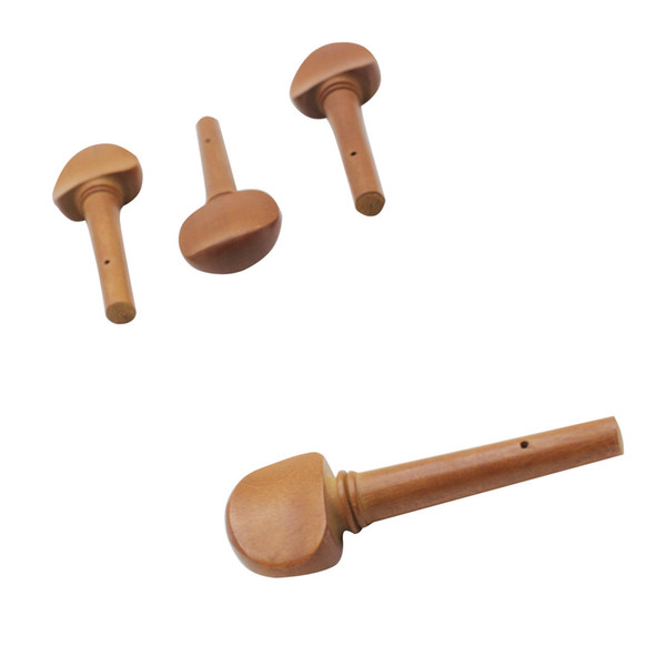 Violin string shaft string button 4 pieces of jujube wood violin accessories