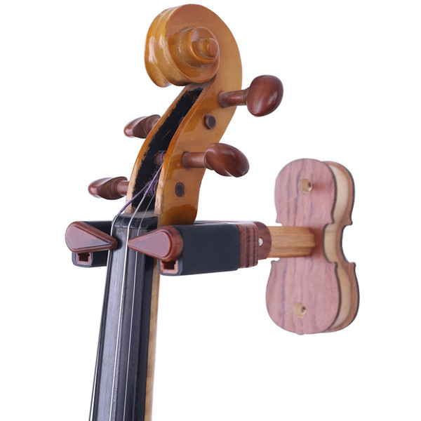 Creative Wooden Violin/Viola Hanger With Auto Lock For Home/Studio