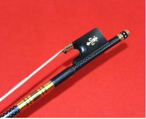 Brand NEW PRO light carbon fiber viola bow copper parts white horse hair viola parts