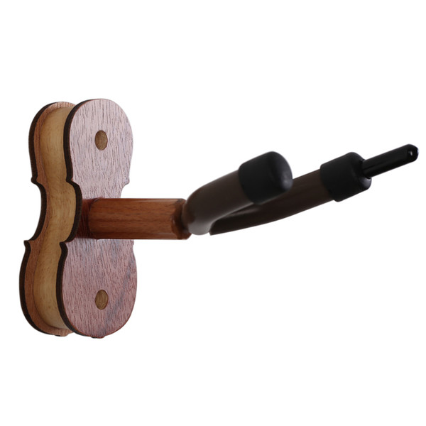 Wood Violin Hanger with Bow Hanger Home & Studio Wall Mount Hanger for Violin