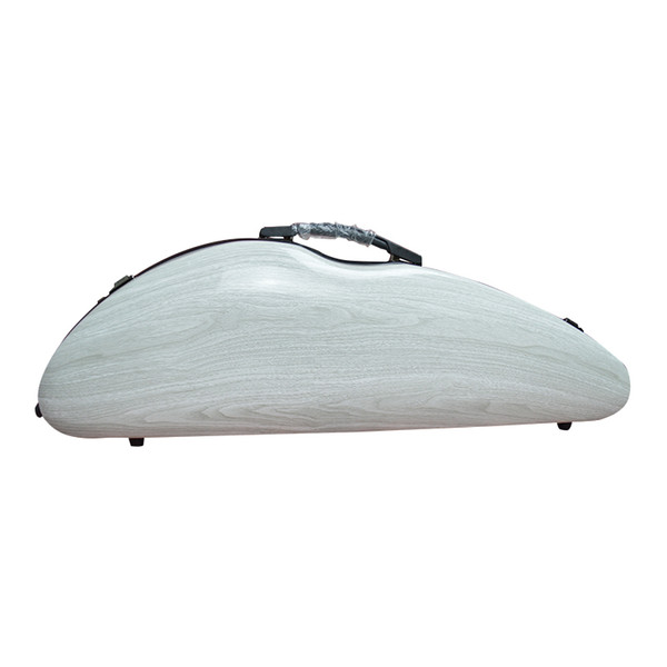 White wood 4/4 composite carbon fiber violin case