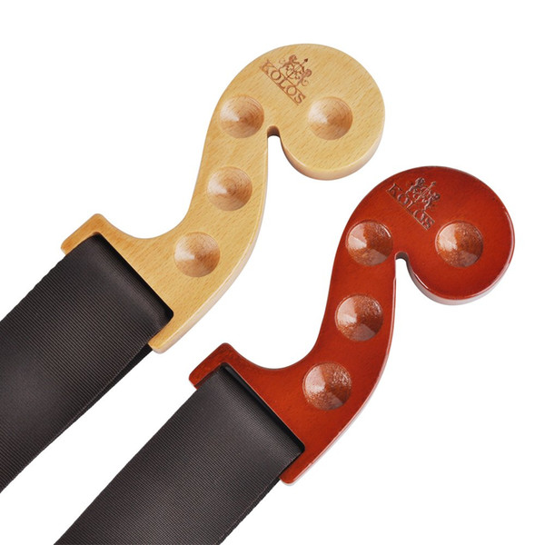 PUNK Hardwood Cello Endpin Rest Non-slip Anchor Stop Holder Muisc Note Design 4 Holes (5A)