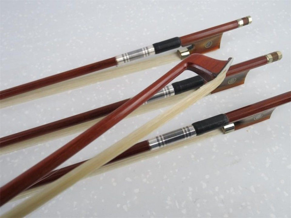 4pcs High quality Brazilwood Round Stick 4/4 violin bow