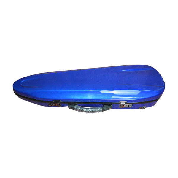 High grade blue glass fiber violin case 4/4