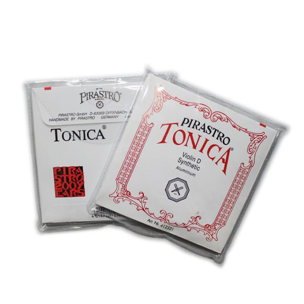 4 pcs/set German Pirastro Tonica Silver Violin Strings a, e, g, d, Full Size Violino Strings Accessories